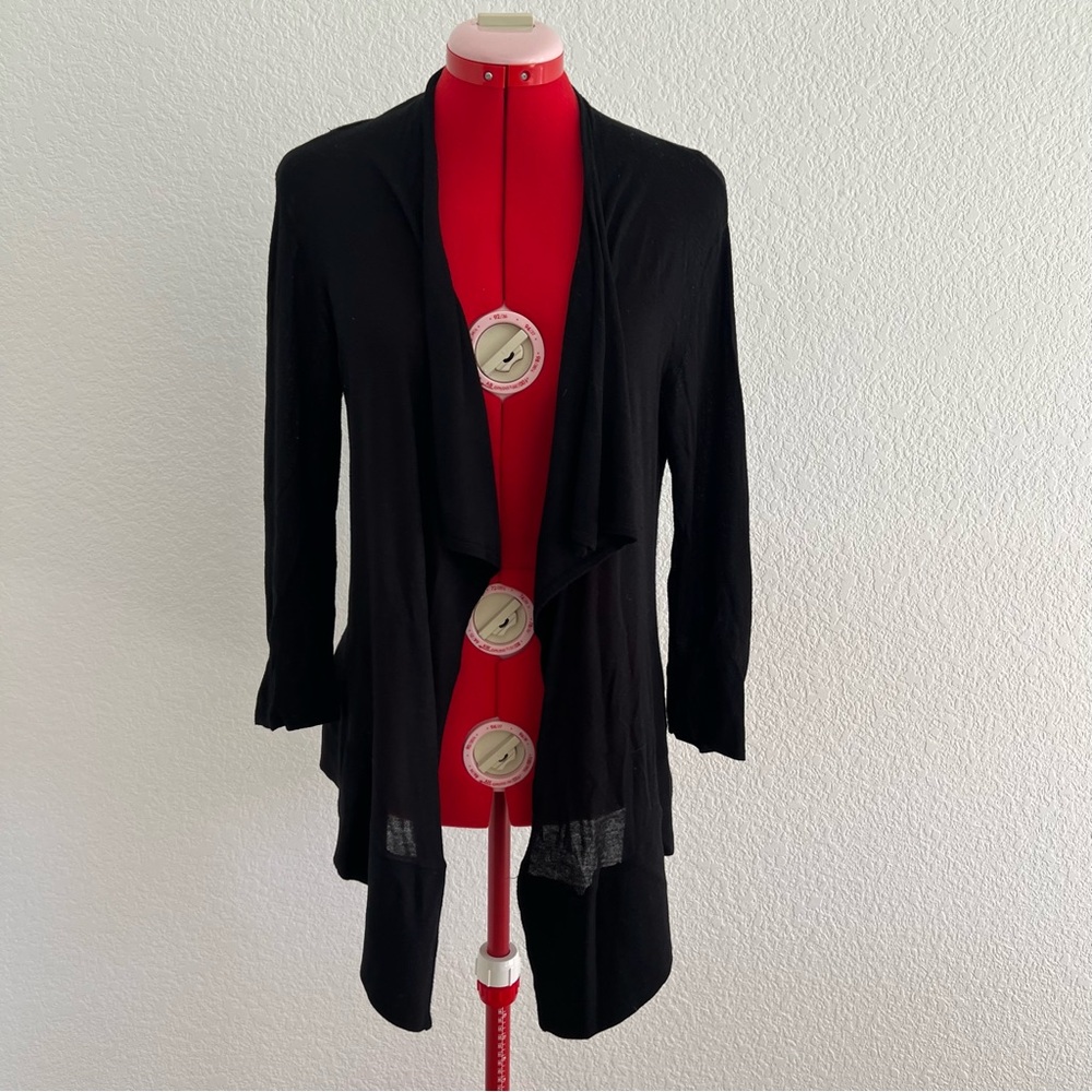Cache Black Lightweight Cardigan Size Medium